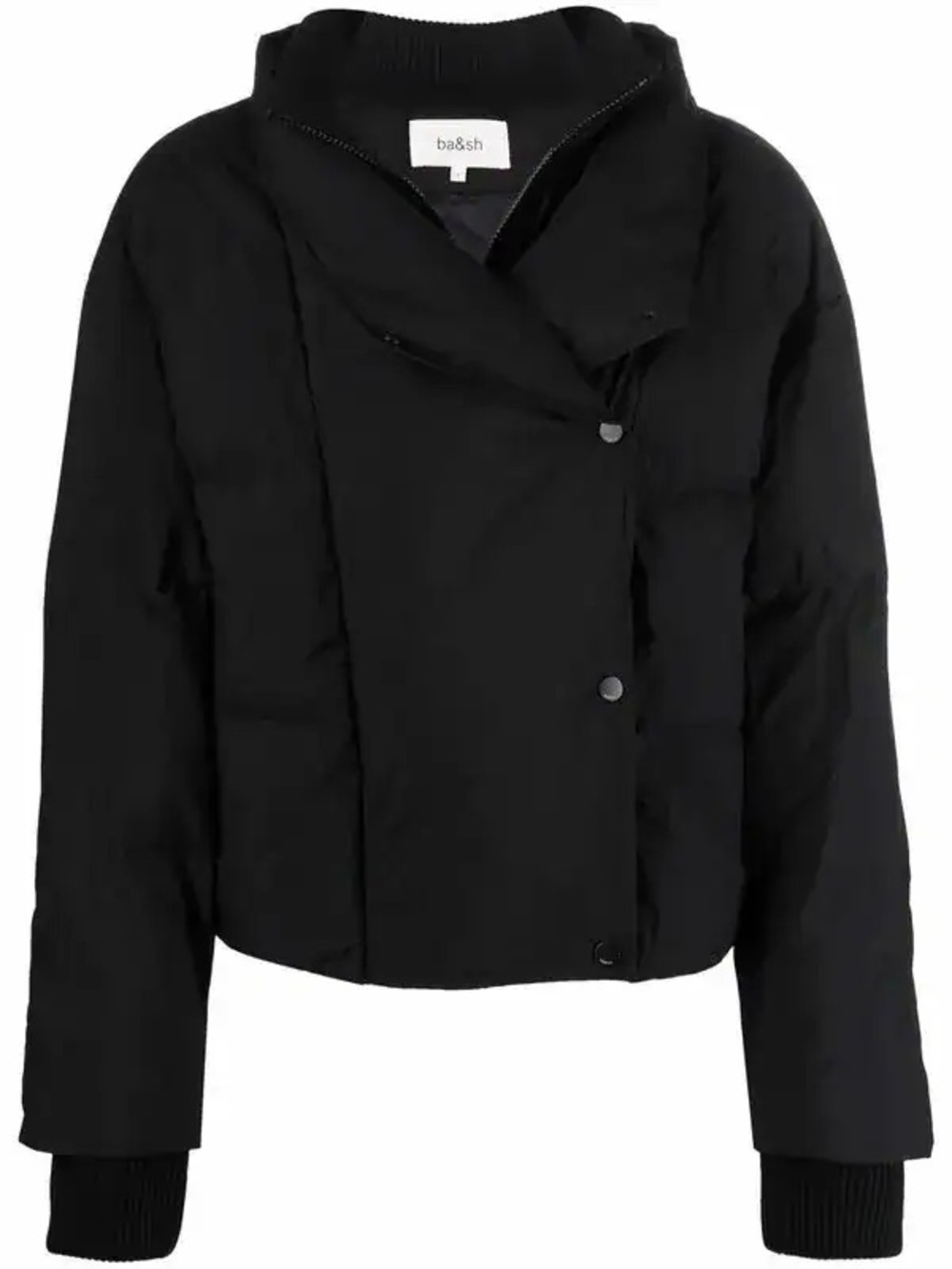 ba&sh Bowie Padded Puffer Jacket-Size 4-Black